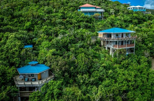 Panoramic view from Sugar Bird Cottage